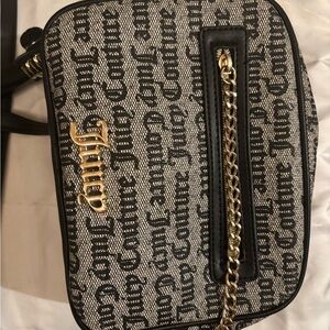 Juicy Couture Monogram Black and Cream Bag